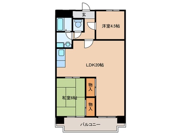 ＮＫオナーの物件間取画像